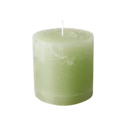 COTE NORD Handgjort Blockljus, Ø10xH10 cm, Dimgrön