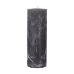 COTE NORD Handgjort Blockljus, Ø7xH20 cm, Grå