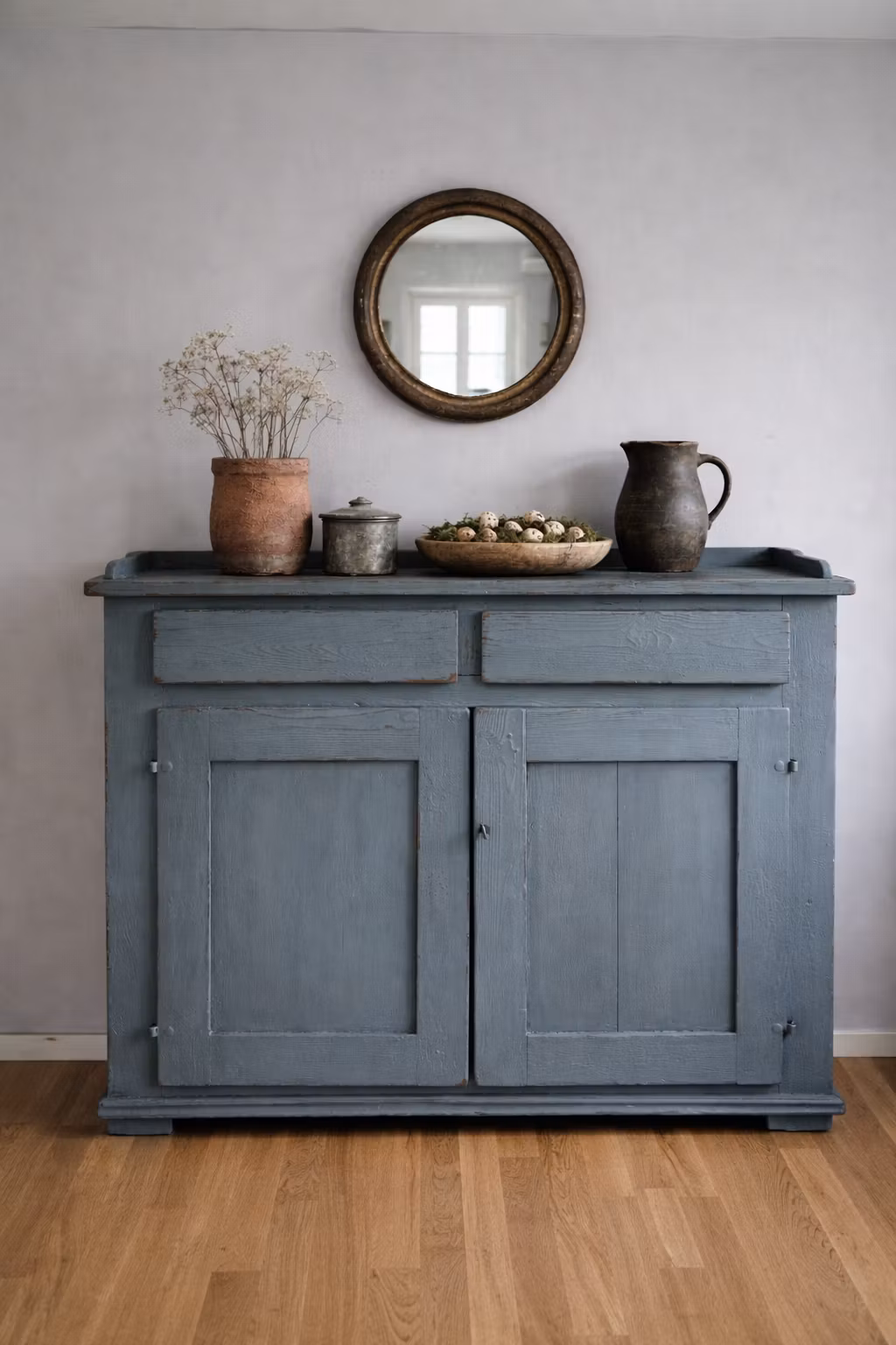 Jättestor gammal charmig skänk