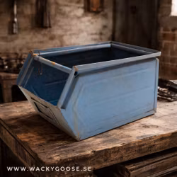 Vintage förvaringslådor metall