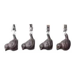 Duktyngd i gjutjärn, Fågel, 4-pack