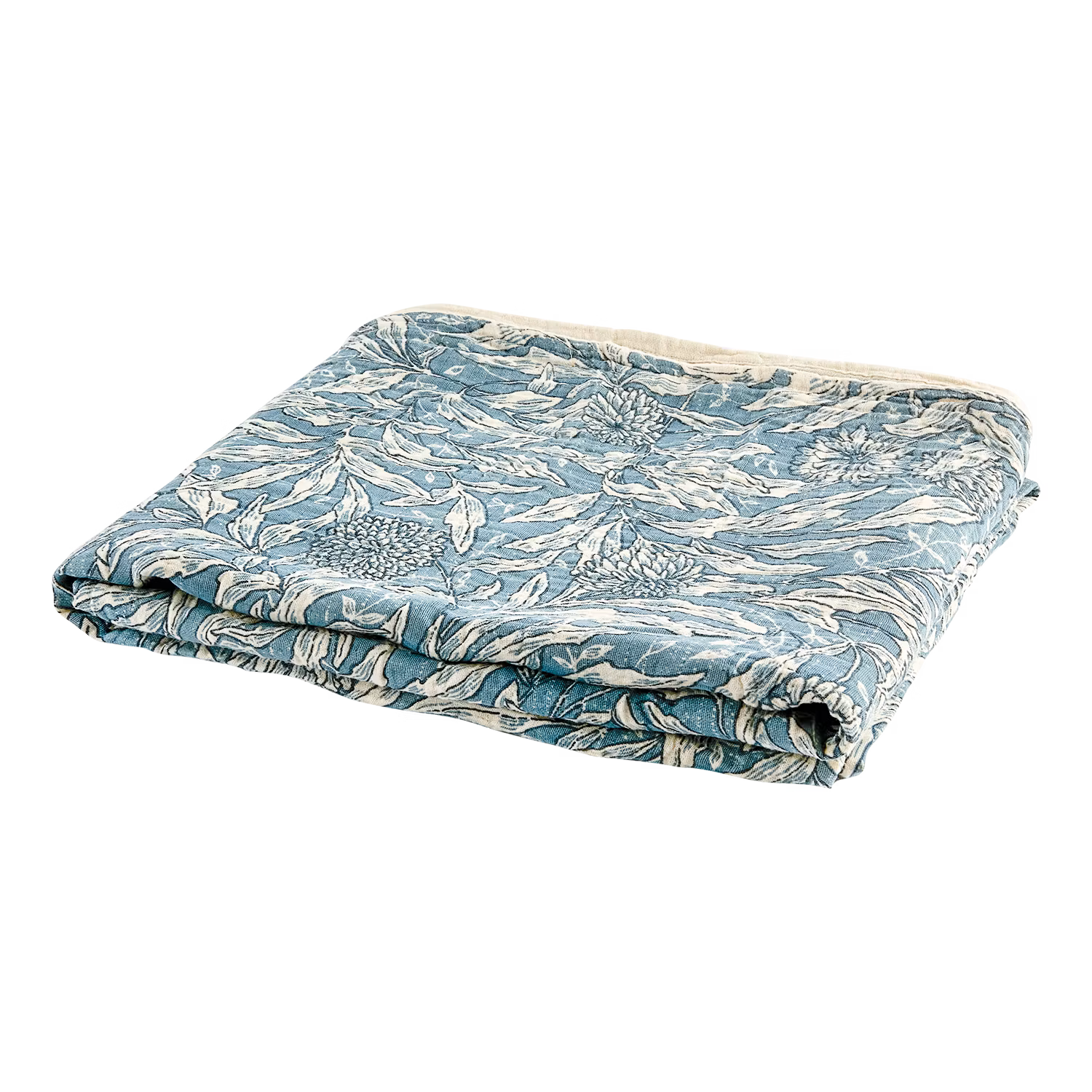 Bordsduk Blå, 100% Bomull, 250x150cm