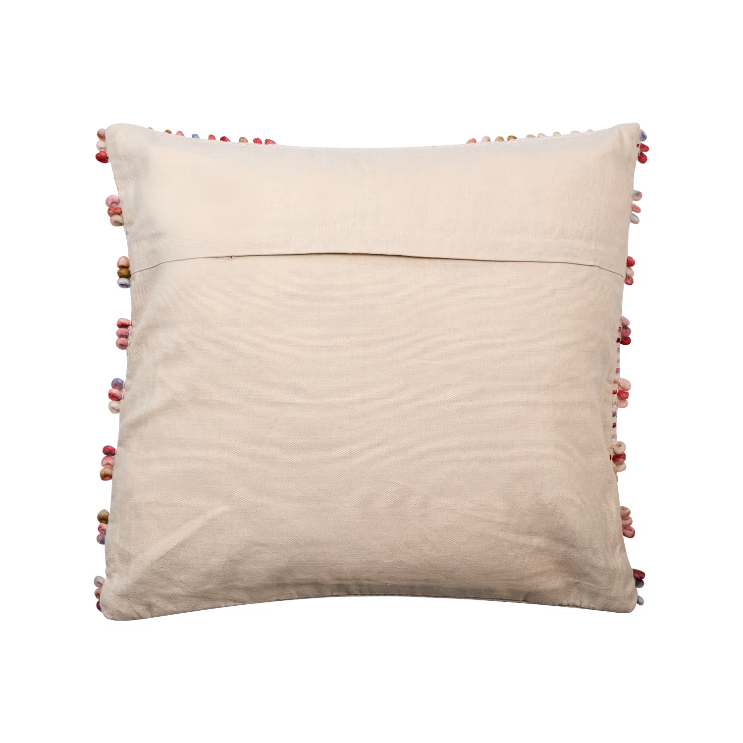 Handgjort kuddfodral, 50x50cm, Rosa-Multi