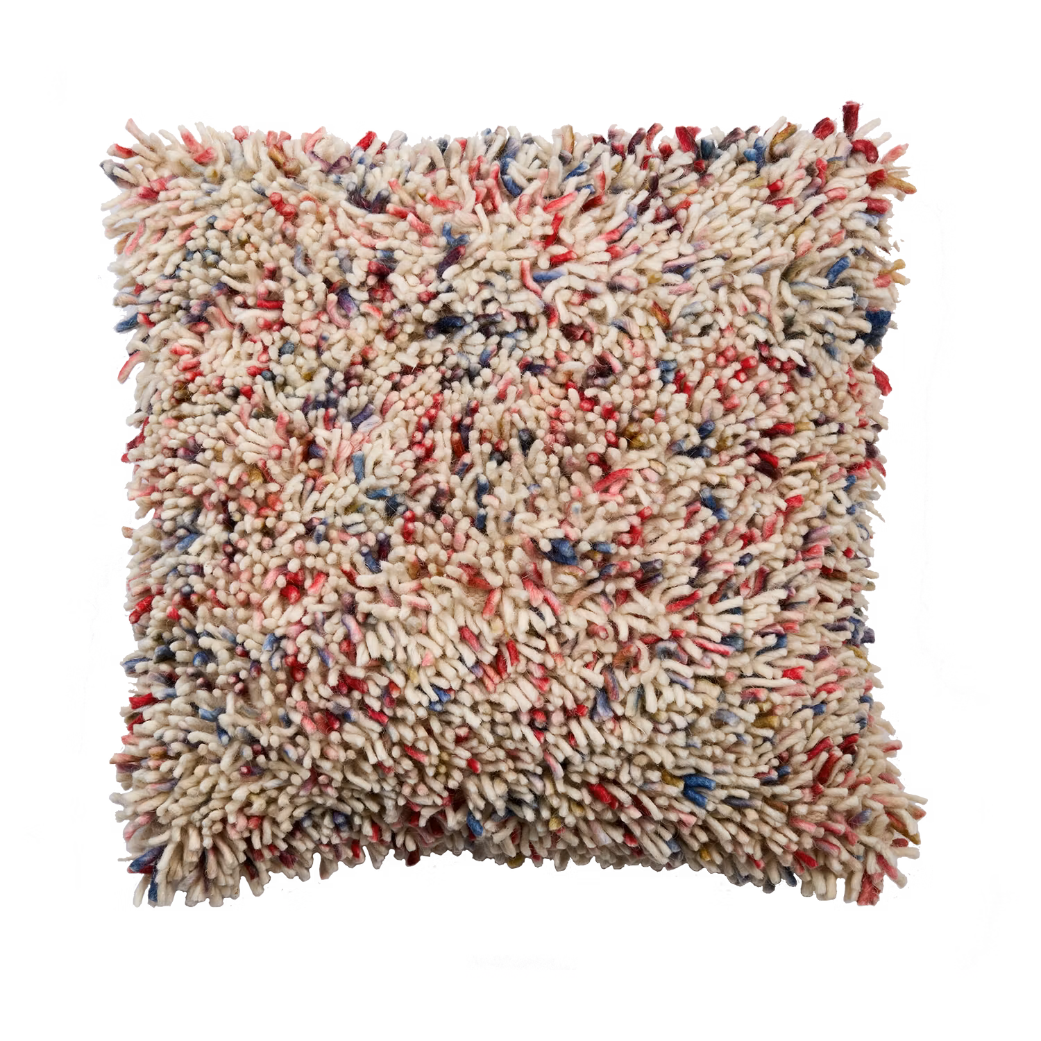 Handgjort kuddfodral, 50x50cm, Rosa-Multi