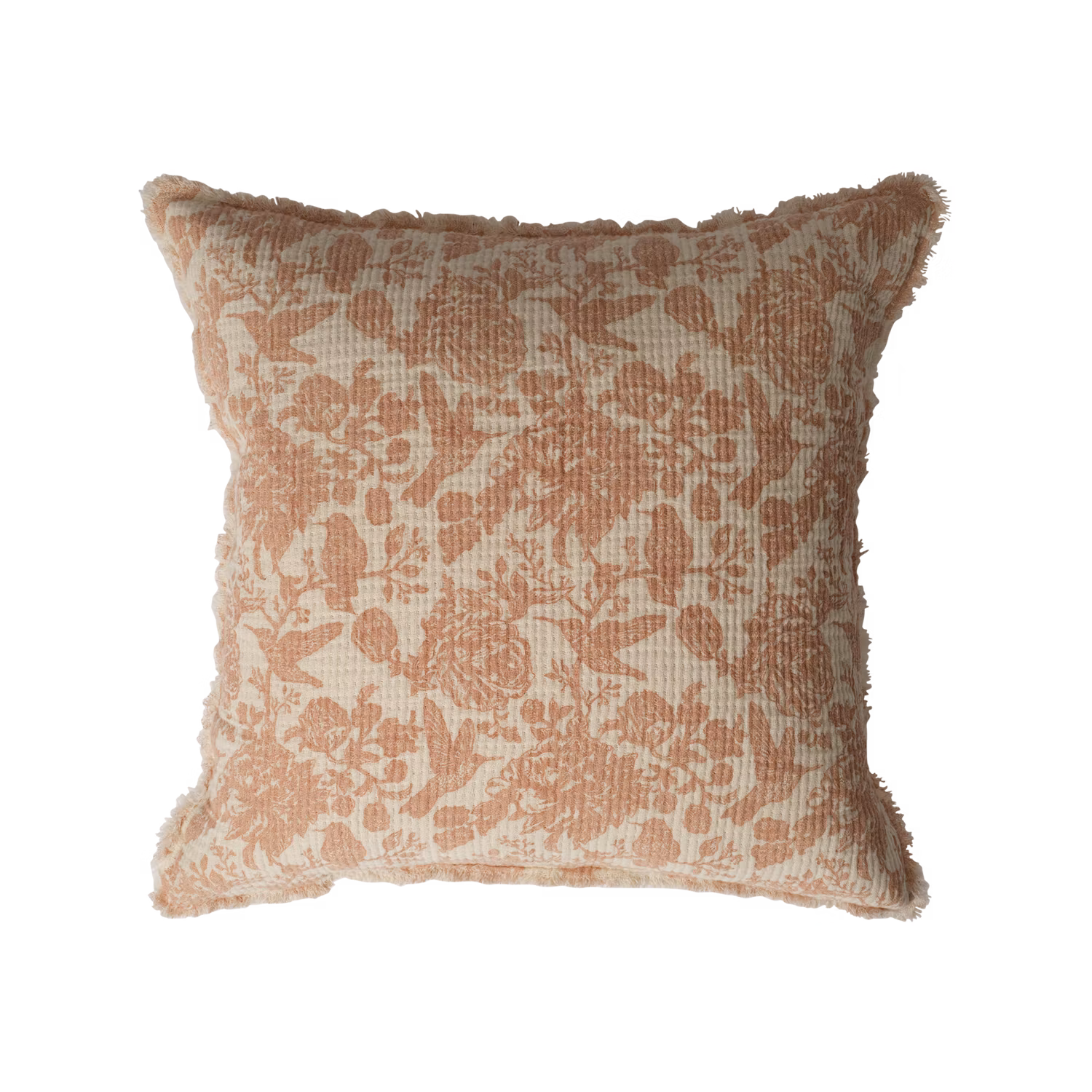 Vackert kuddfodral i bomull, Rost, 50x50cm