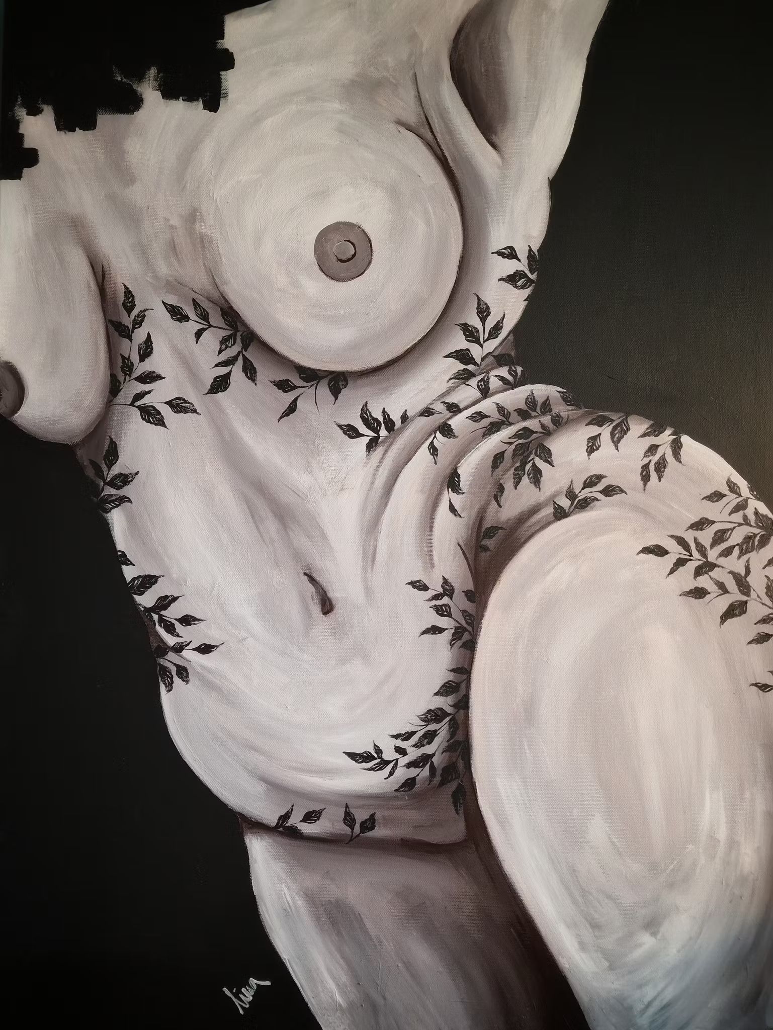 Claudine - Whispers of Her, 80x60cm