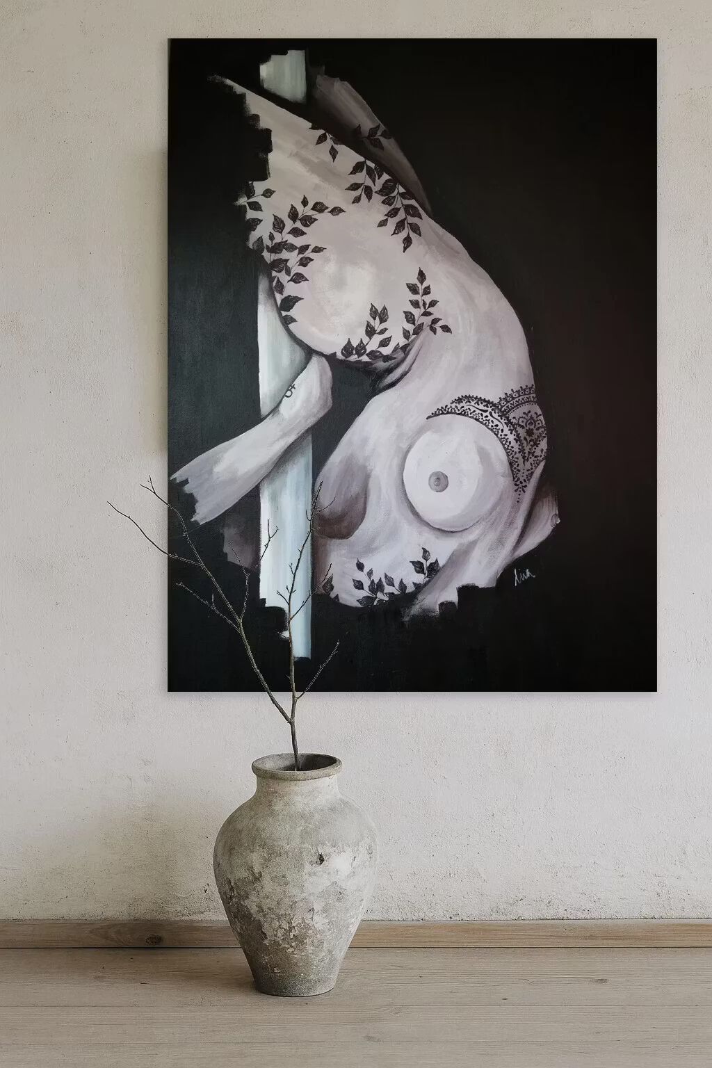 Nova - Whispers of Her, 100x80cm