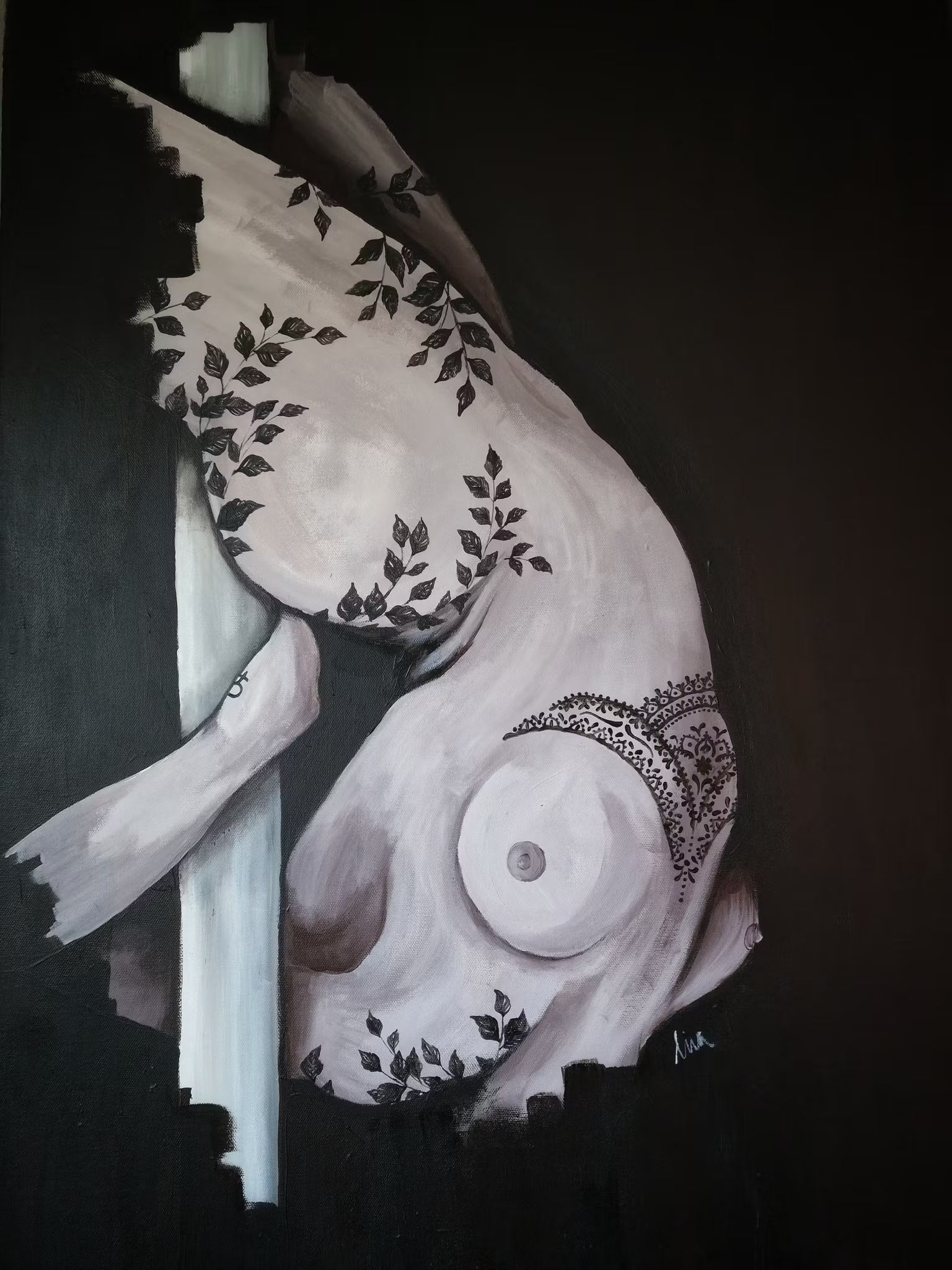 Nova - Whispers of Her, 100x80cm