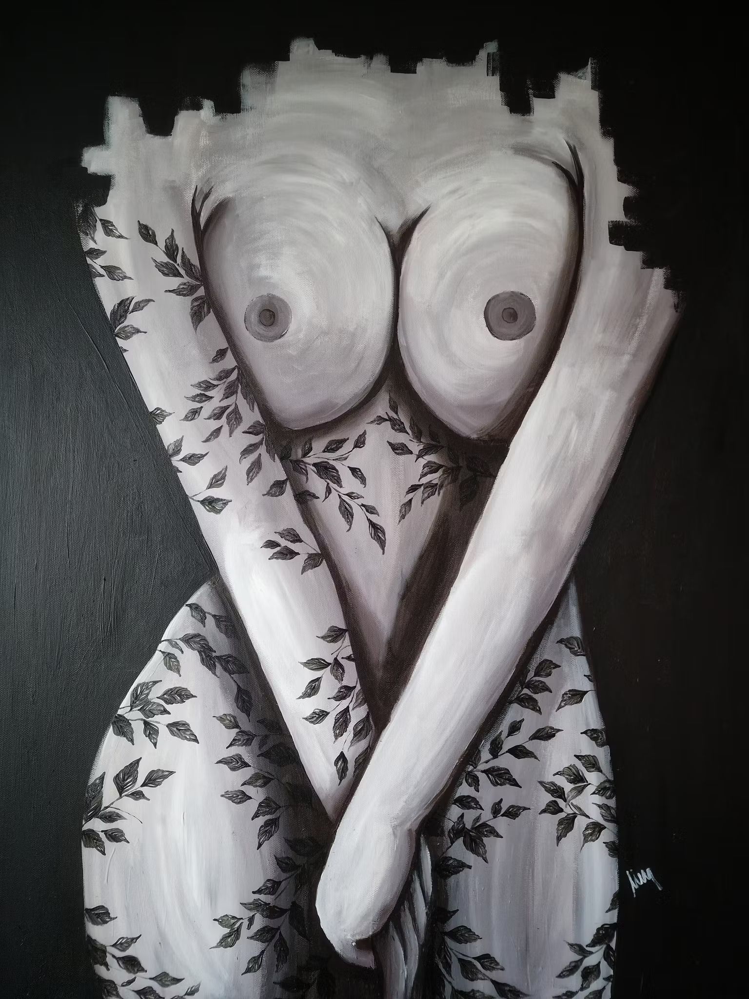 Nathalie - Whispers of Her, 80x60cm