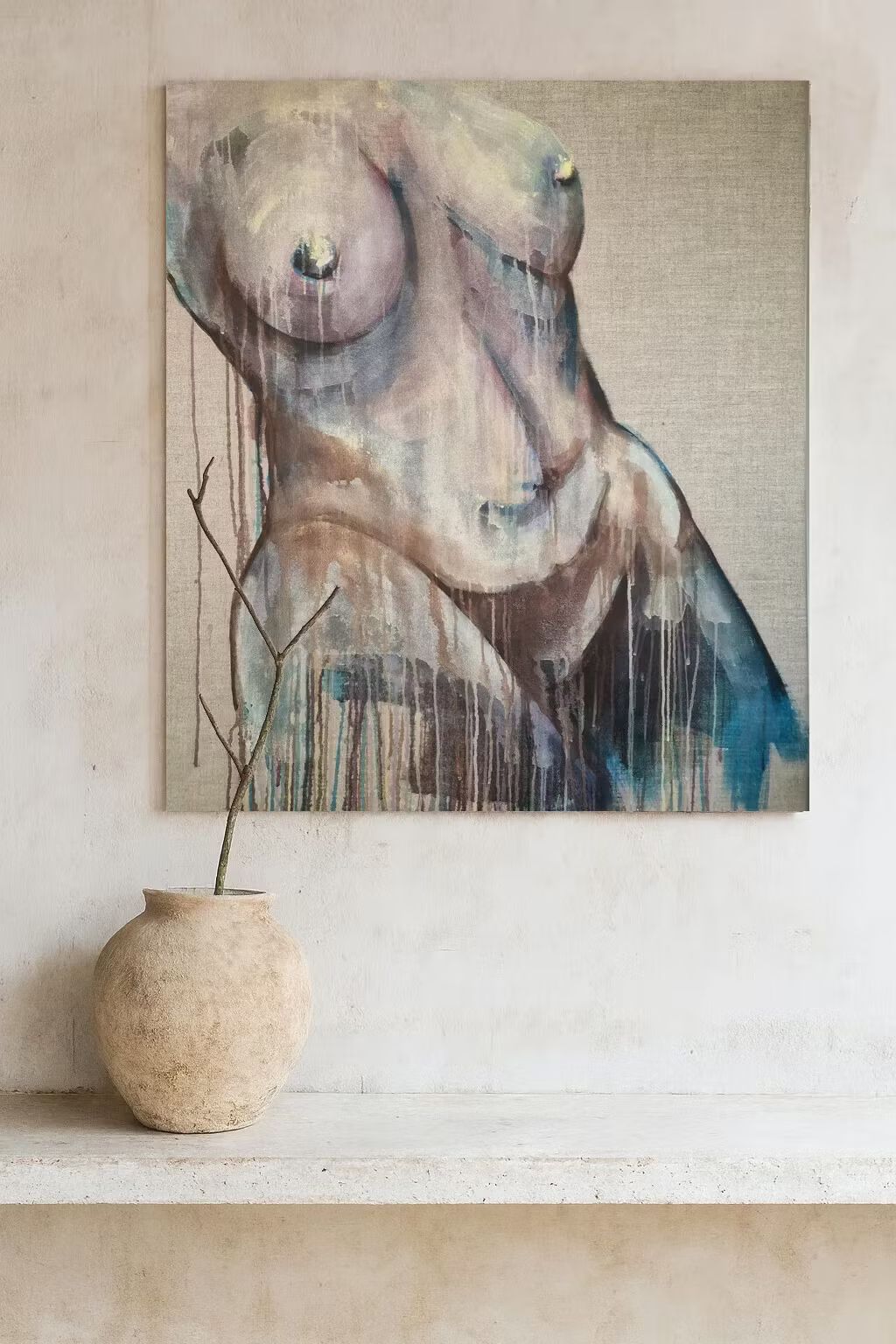 Her Essence - Whispers of Her, 120x100cm