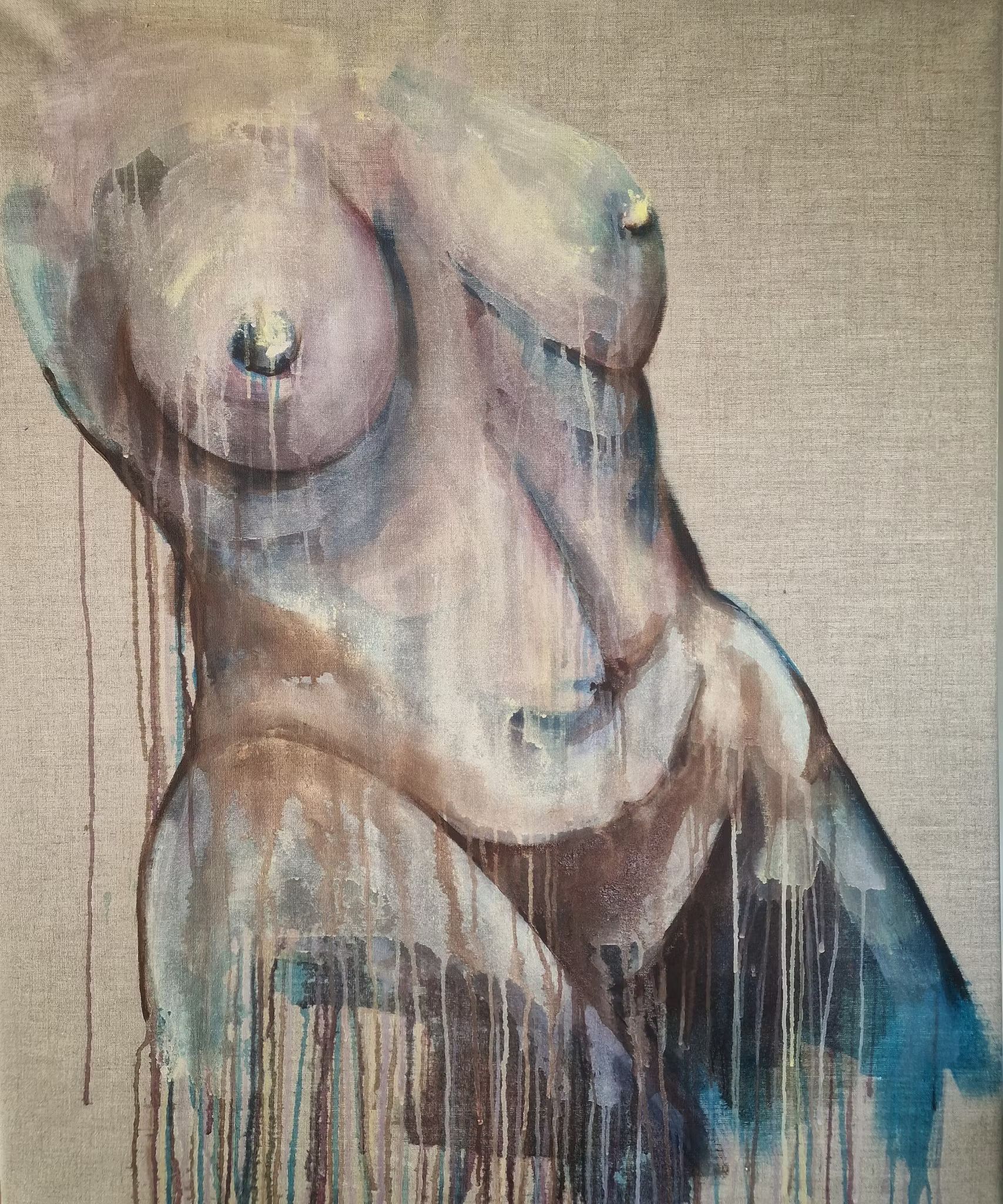 Her Essence - Whispers of Her, 120x100cm