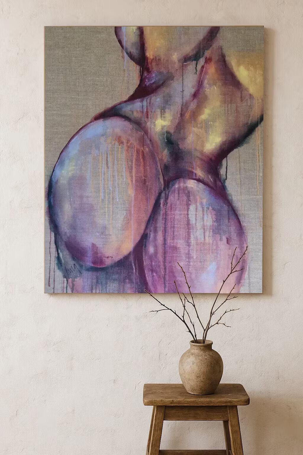 Never Look Back - Whispers of Her, 120x90cm