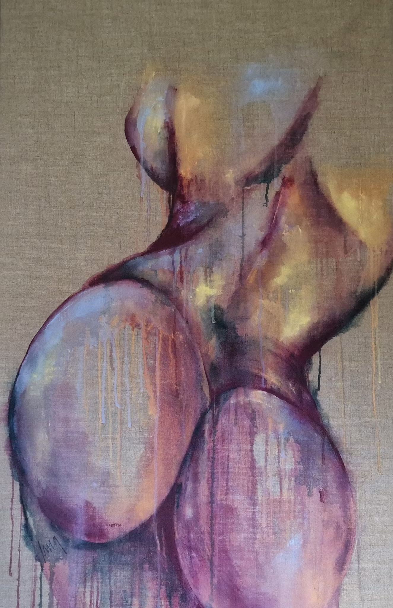 Never Look Back - Whispers of Her, 120x90cm