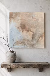 Terra Silentum "Stillness Knows" - Originalmålning, 40x40cm