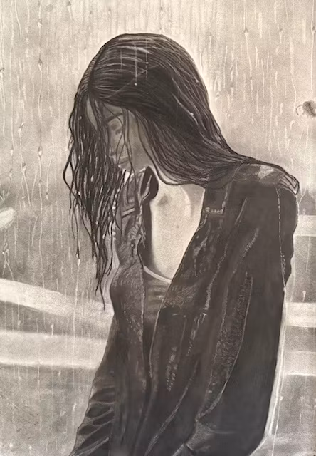 Jessica Hautajärvi "xx" - Originalmålning, 70x50cm