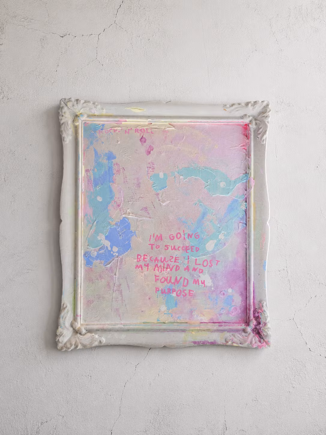 Notes to Strangers "I found my purpose" - Originalmålning, xcm