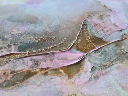 Veins of Earth, "Mineral Bloom" - Originalmålning, 70x50cm
