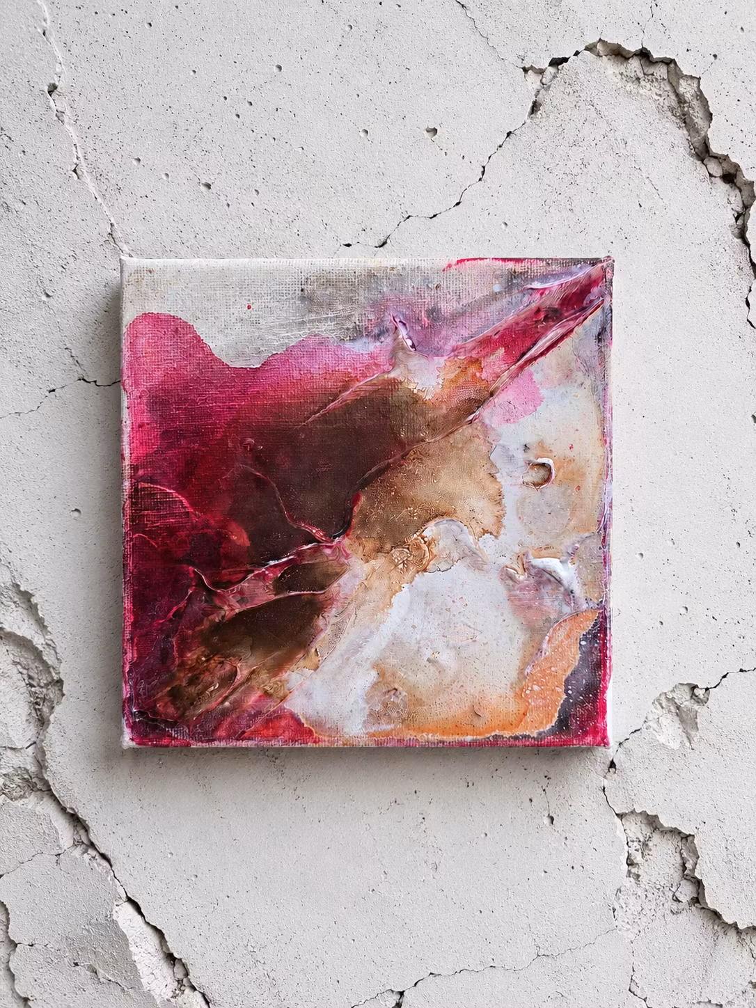 Veins of Earth, Minitavla #1 - Originalmålning, 15x15cm