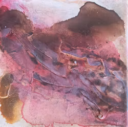 Veins of Earth, Minitavla #4 - Originalmålning, 15x15cm