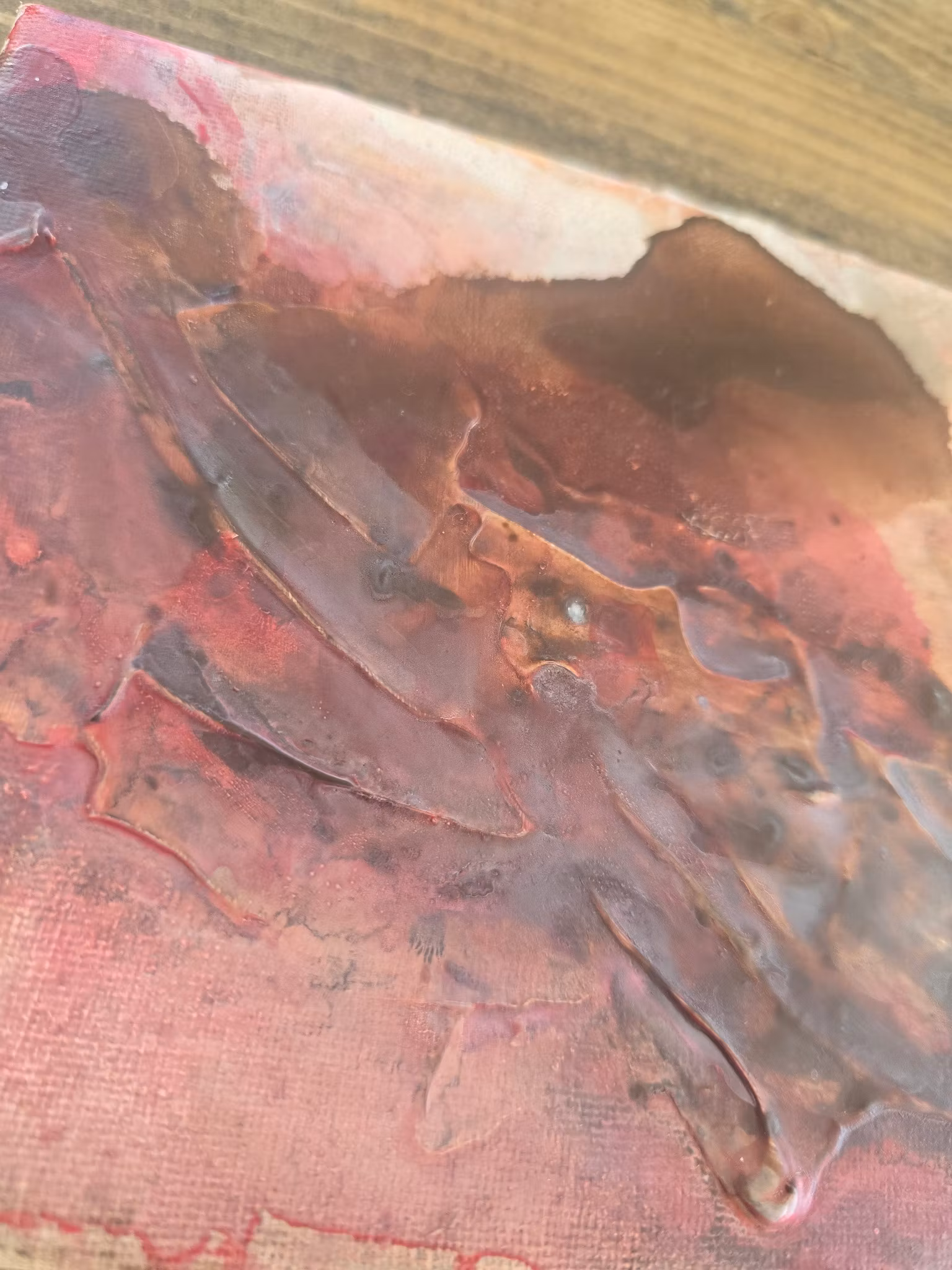 Veins of Earth, Minitavla #4 - Originalmålning, 15x15cm