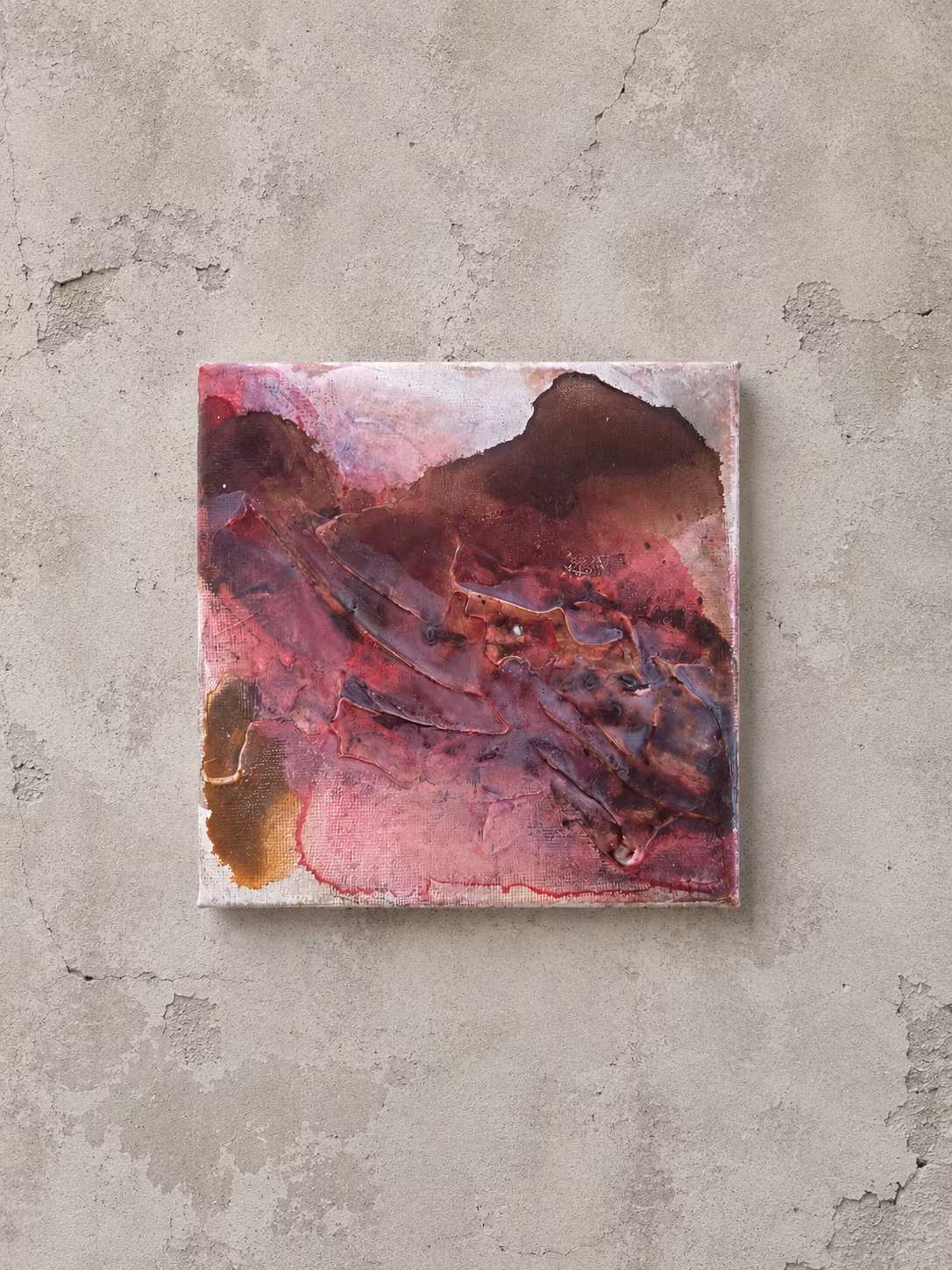 Veins of Earth, Minitavla #4 - Originalmålning, 15x15cm
