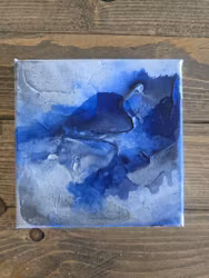 Veins of Earth, Minitavla #7 - Originalmålning, 15x15cm