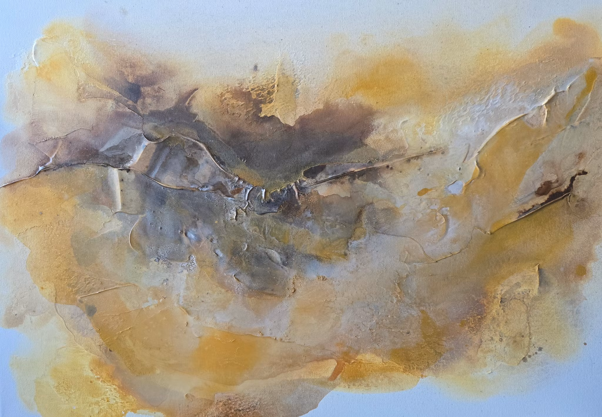 Veins of Earth, "Veil of Gold" - Originalmålning, 70x50cm