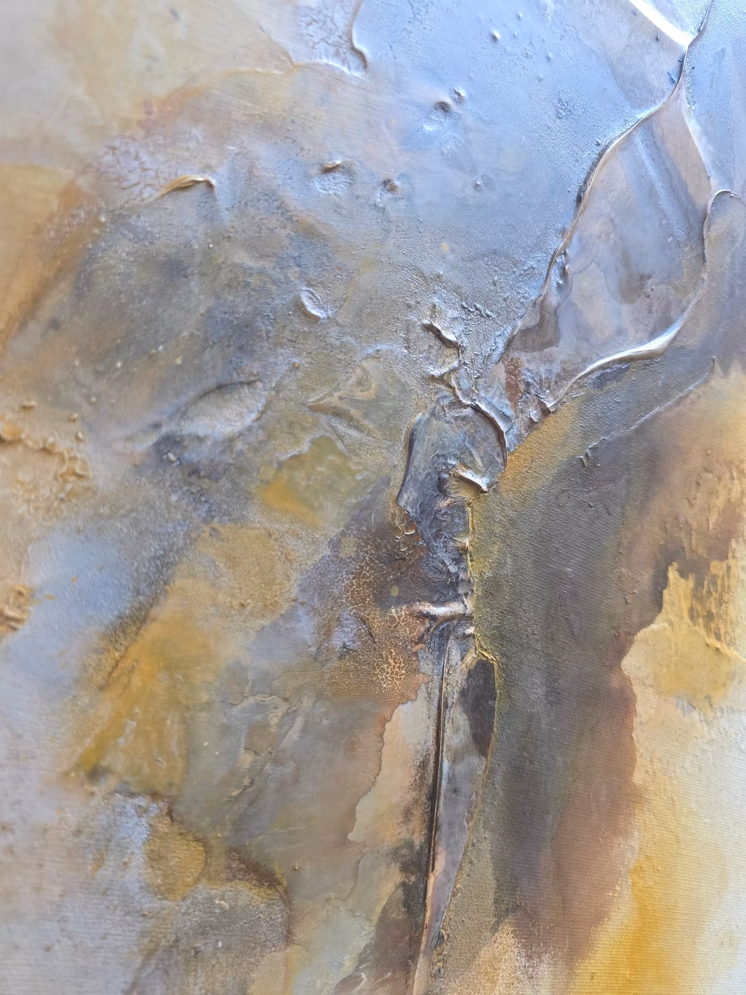 Veins of Earth, "Veil of Gold" - Originalmålning, 70x50cm