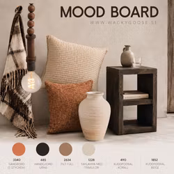 Produktpaket, "Korall", Mood-Board