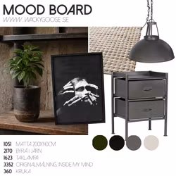 Produktpaket, "Industri", Mood-Board