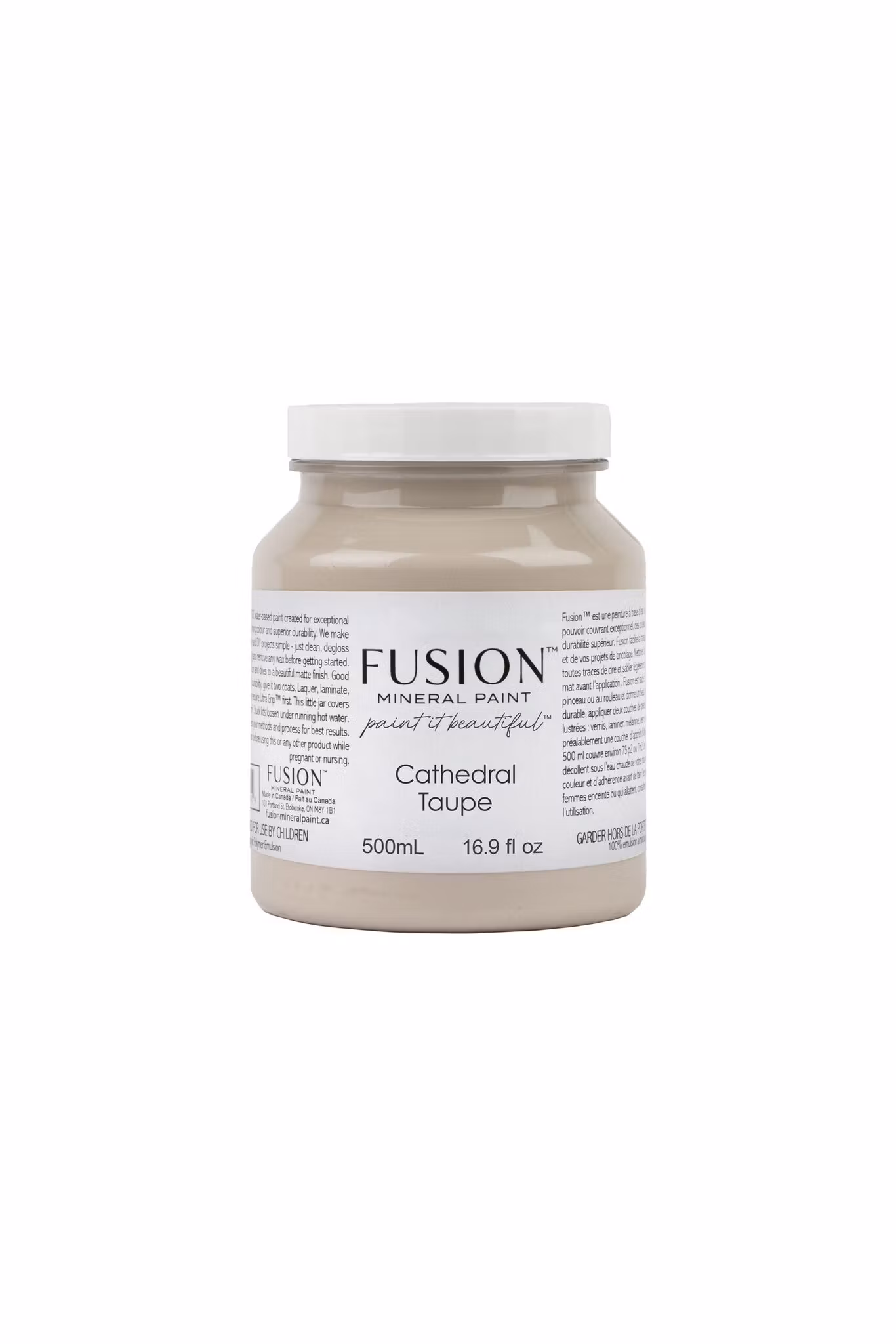 Fusion Mineral Paint – Cathedral Taupe – 500ml