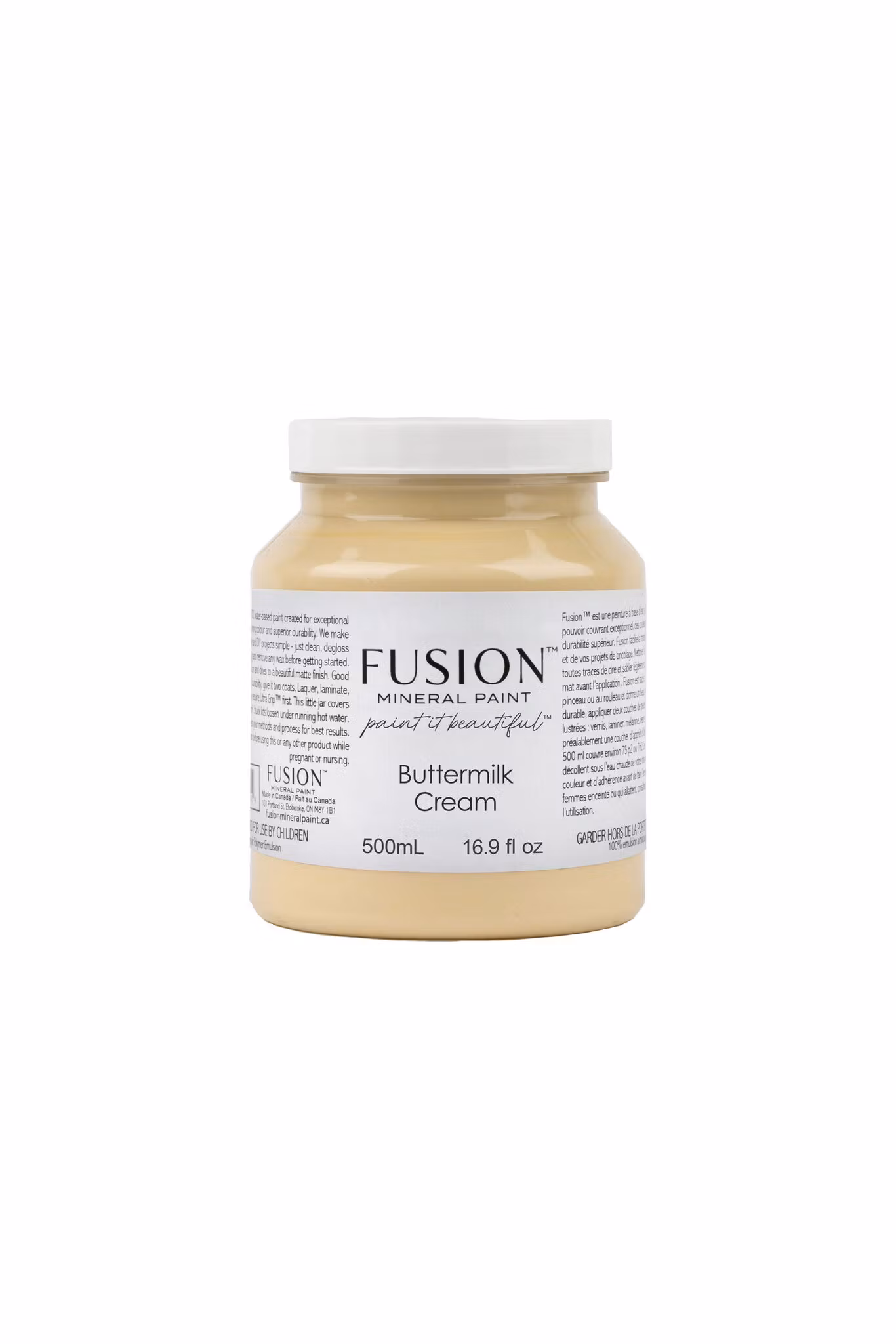 Fusion Mineral Paint – Buttermilk cream – 500ml