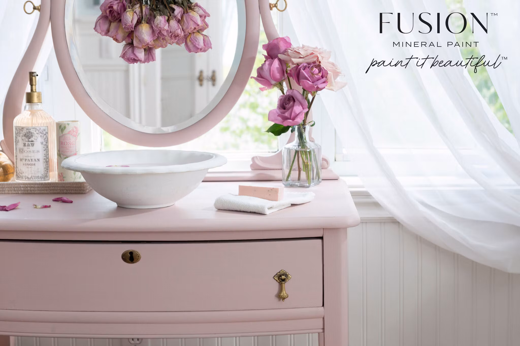 Fusion Mineral Paint – Rose Water – 500ml