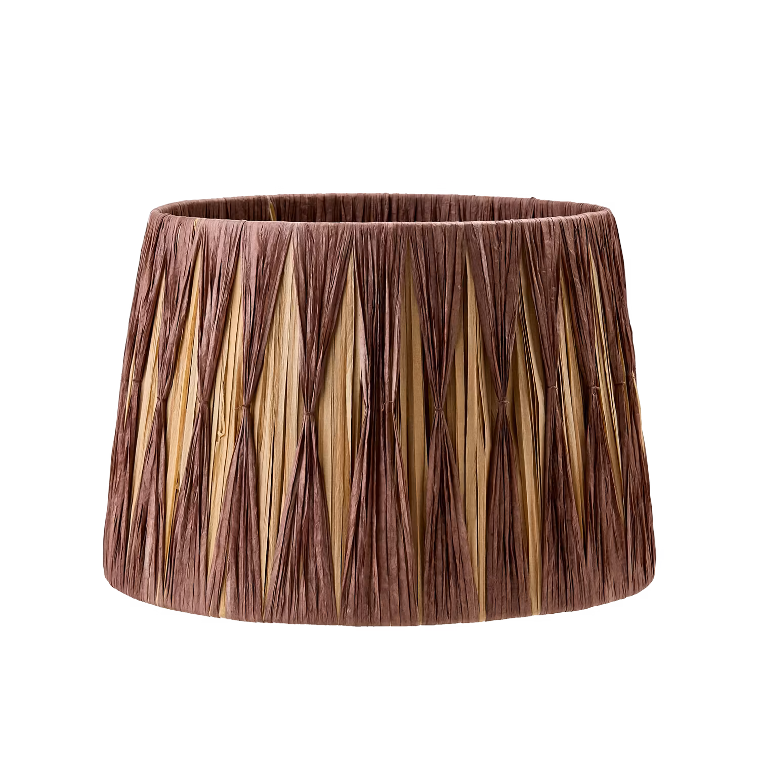 Handflätad Lampskärm, Natur/Brun