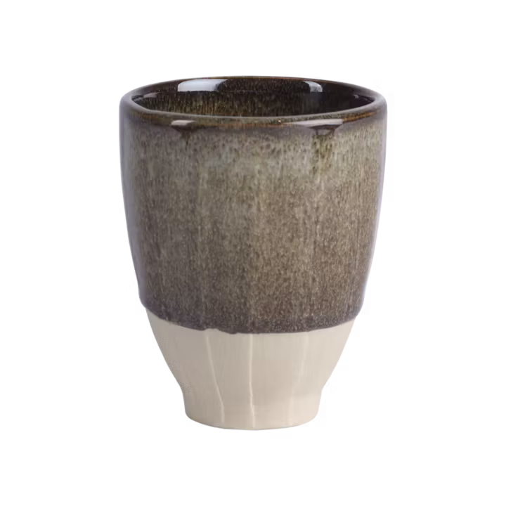 Mugg i stengods, 6-pack, Brun
