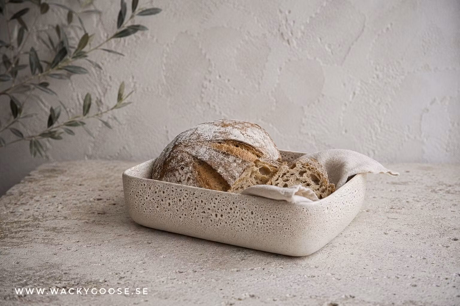 ANNABELLE Ugnsform Stengods, Beige, Flera storlekar