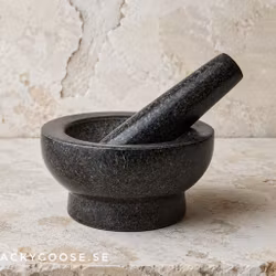 Mortel med stöt, Ø14cm, Granit