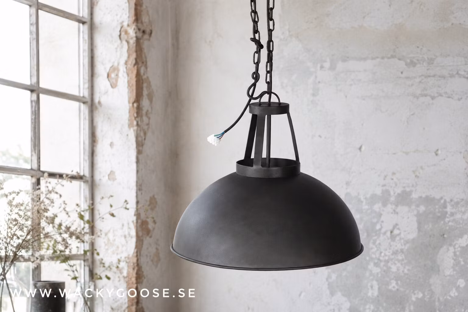 Taklampa, 46cm diameter, Mörk