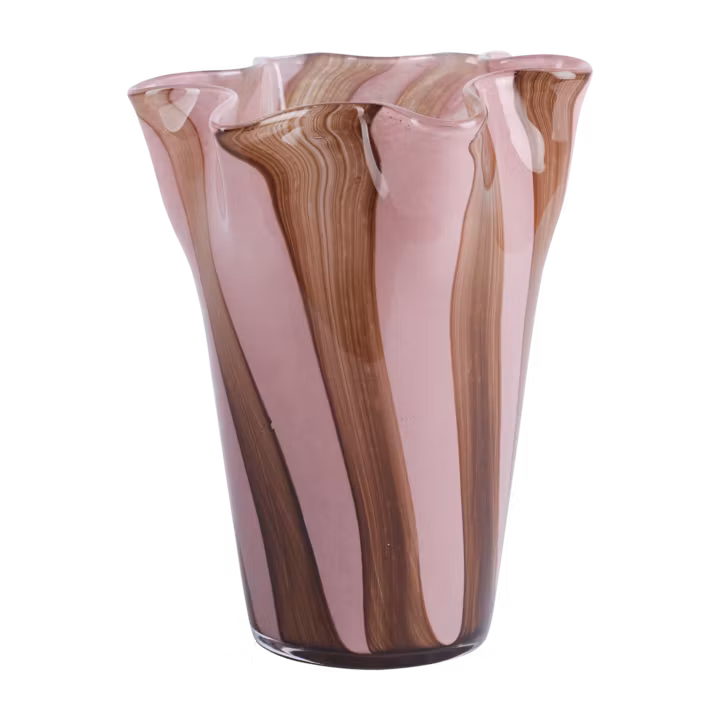 Fantastiskt härlig vas i glas