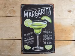 Plåtskylt i retro-stil, Margarita