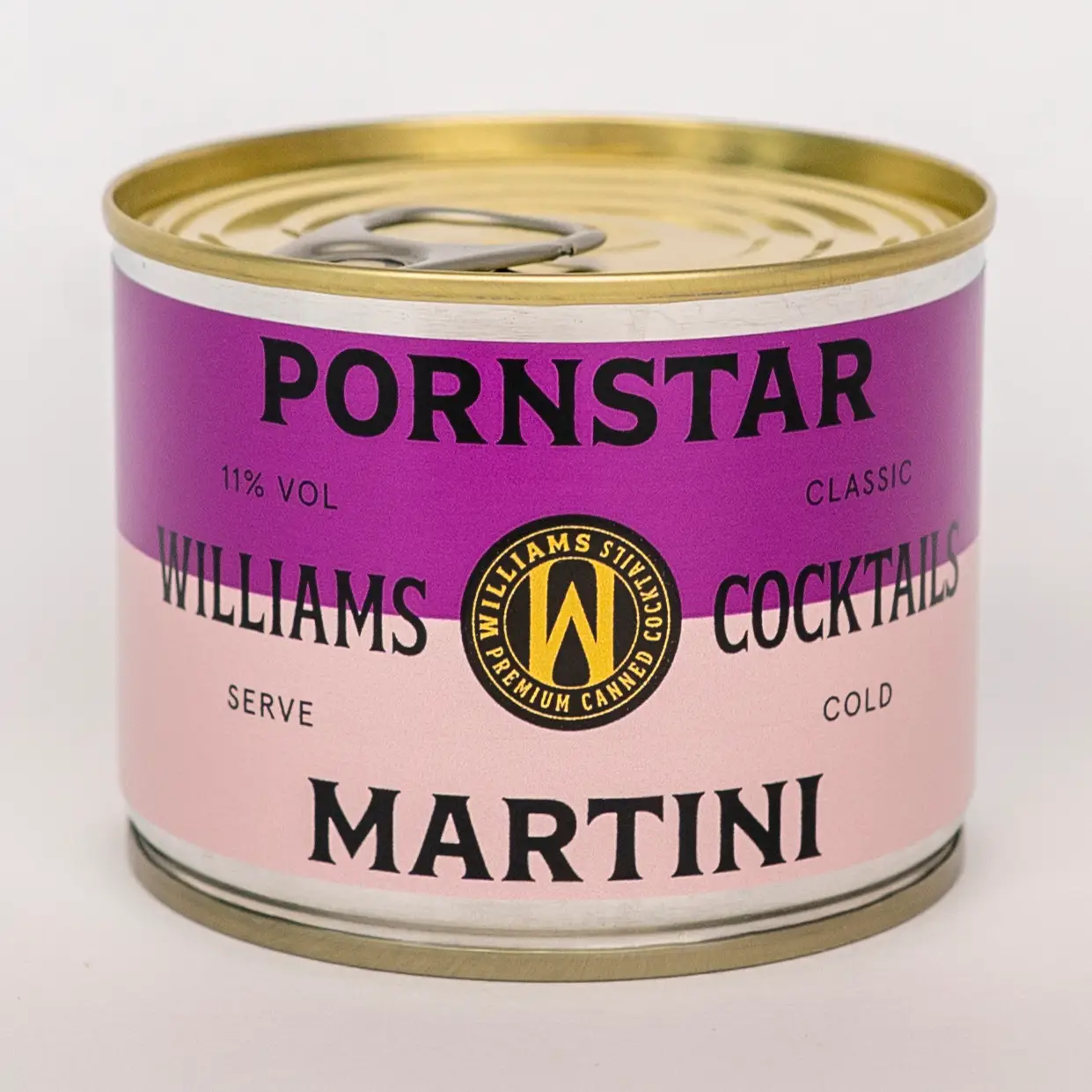 Cocktail på burk, Pornstar Martini 11%, Färdig att servera