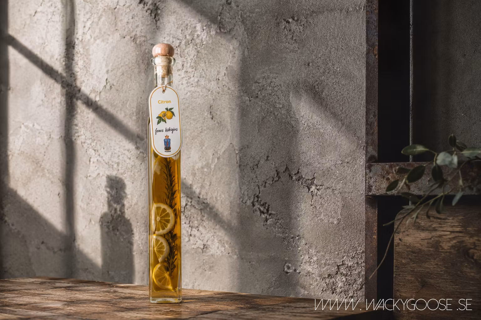 Smaksatt extra jungfruolivolja, Italien – Citron, 100ml, Infunderade synliga kryddor