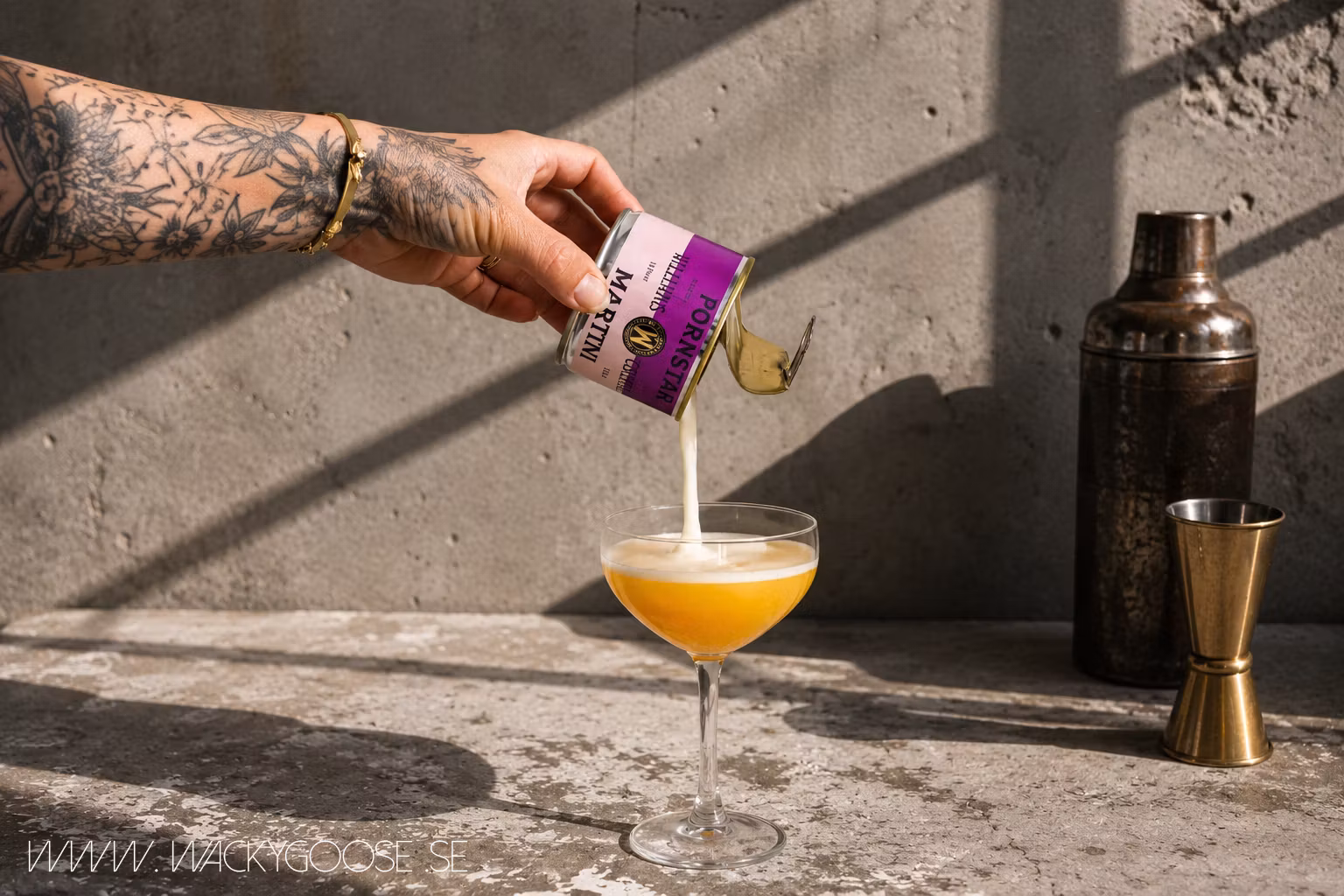 Cocktail på burk, Pornstar Martini 11%, Färdig att servera