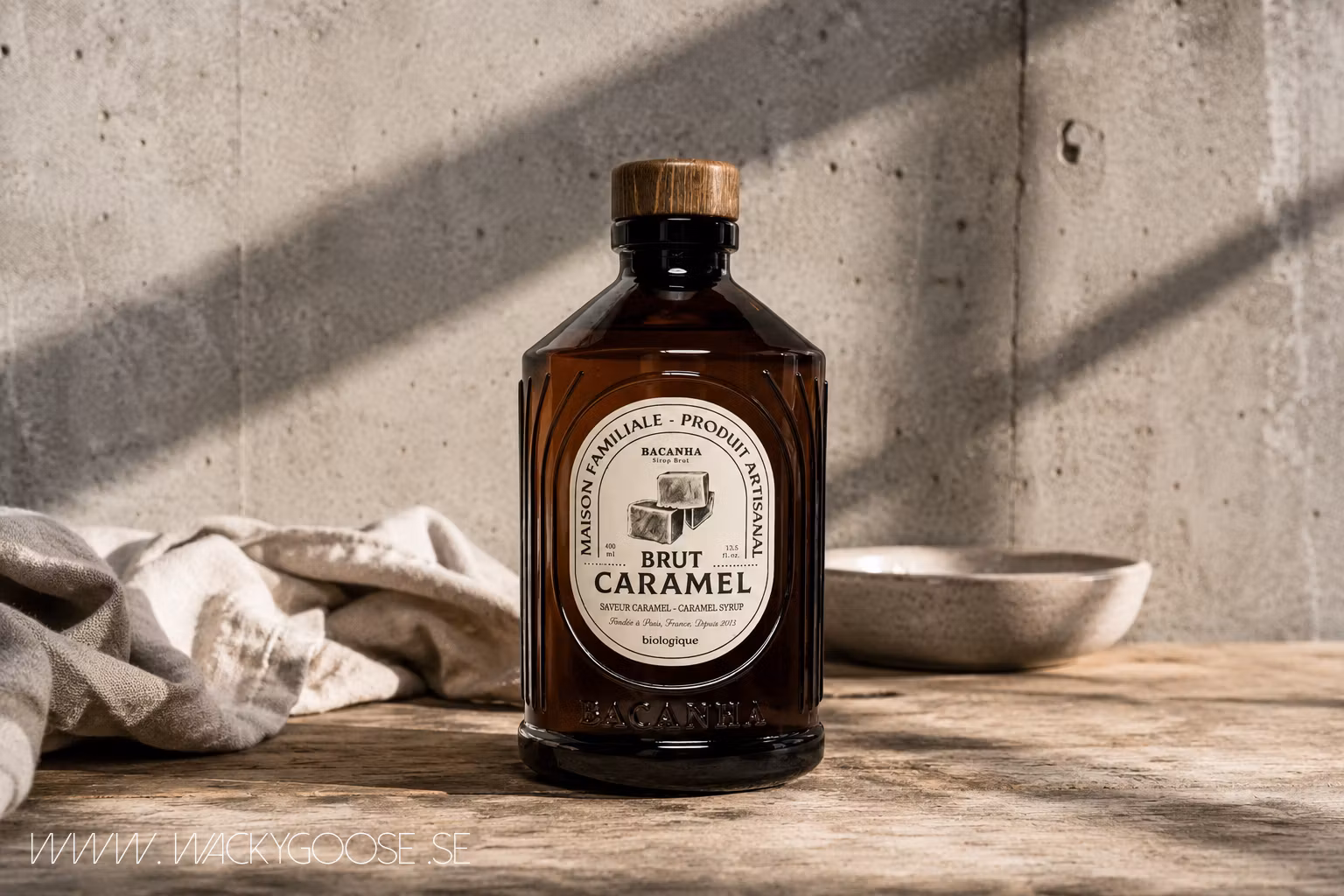 Ekologisk rå sirap, Karamell, 400ml