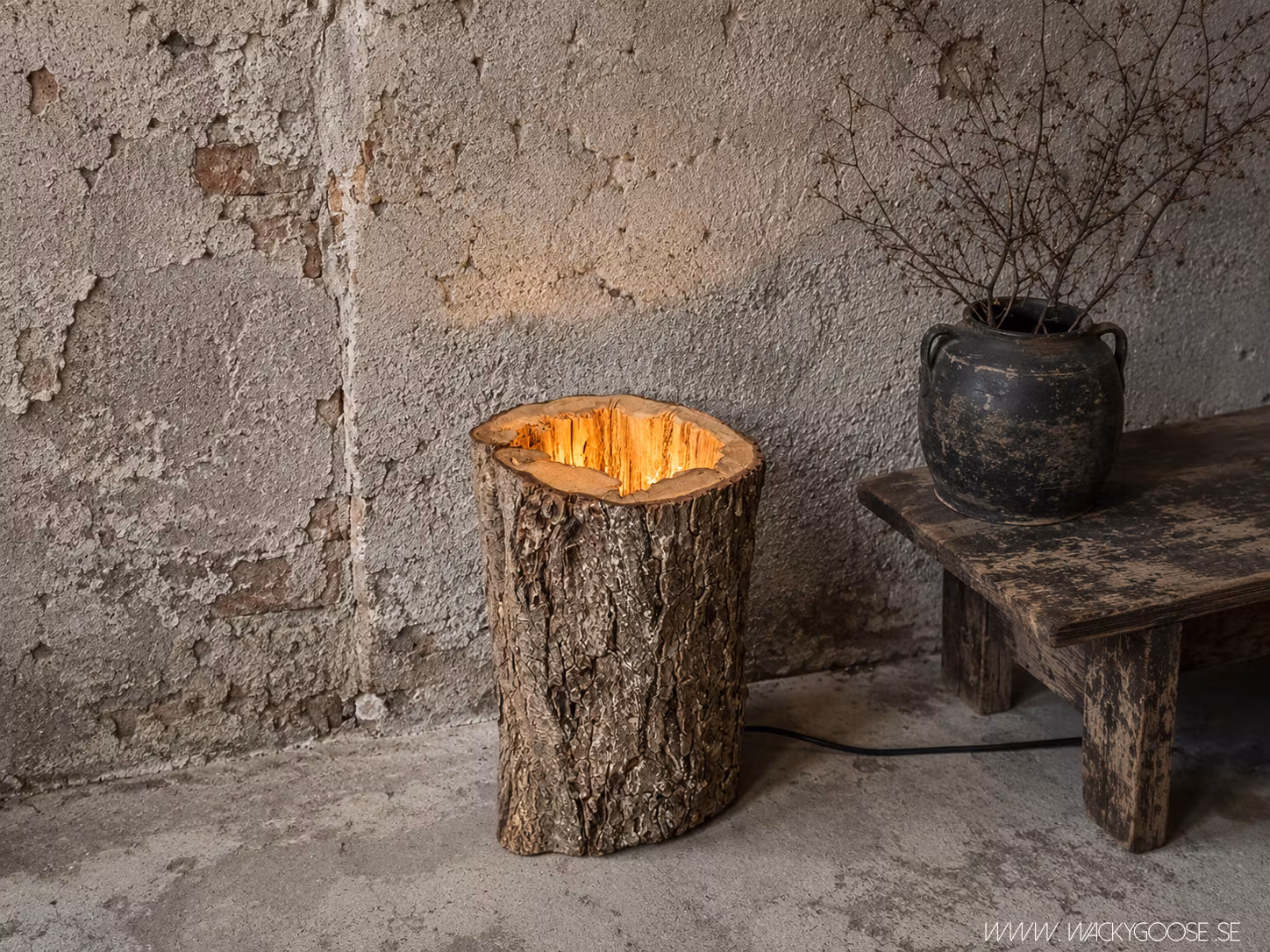 SMAJDIL, Lampa av en gammal stubbe