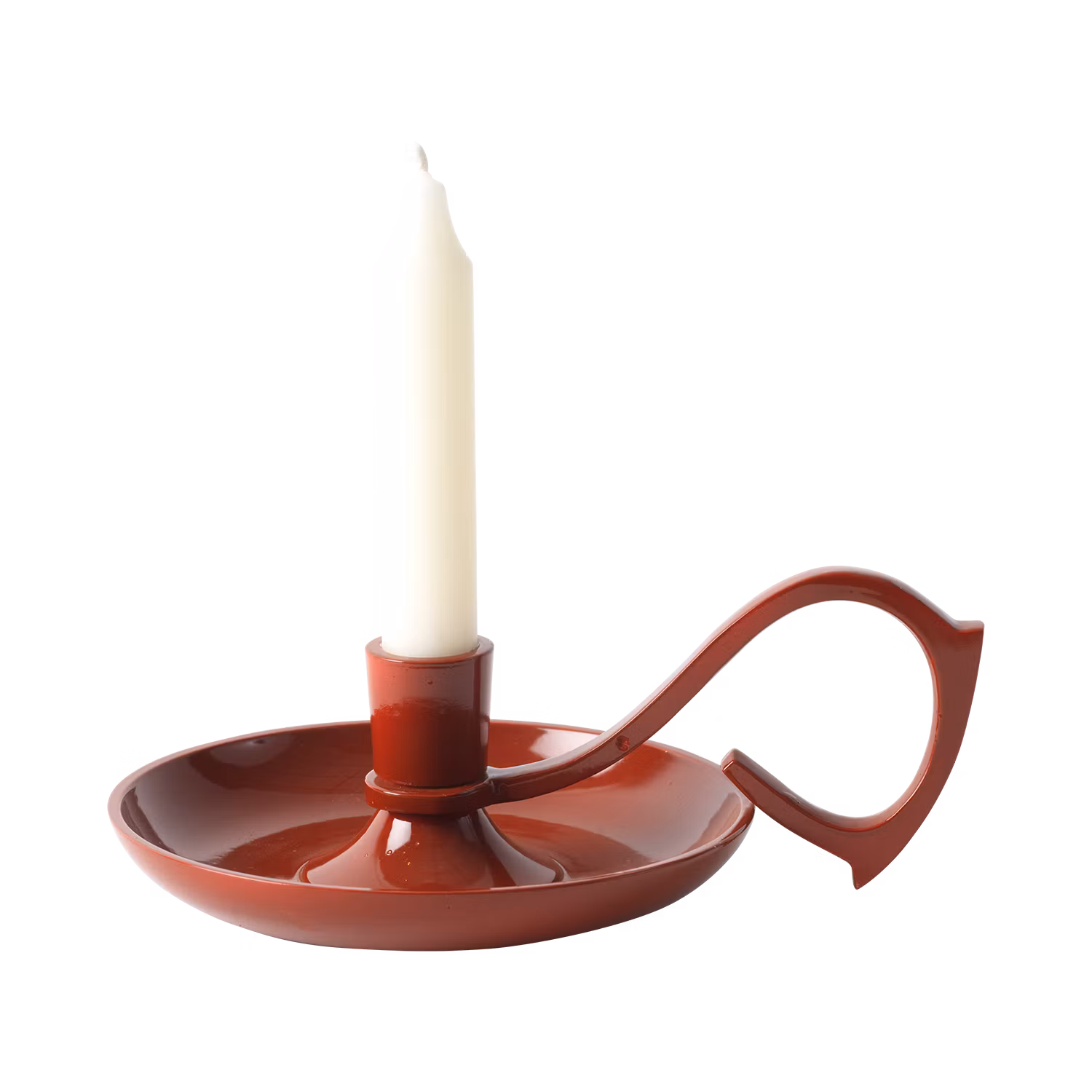 Ljusstake med handtag, Roströd