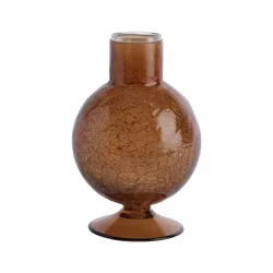 Ljusstake i Glas, Brun