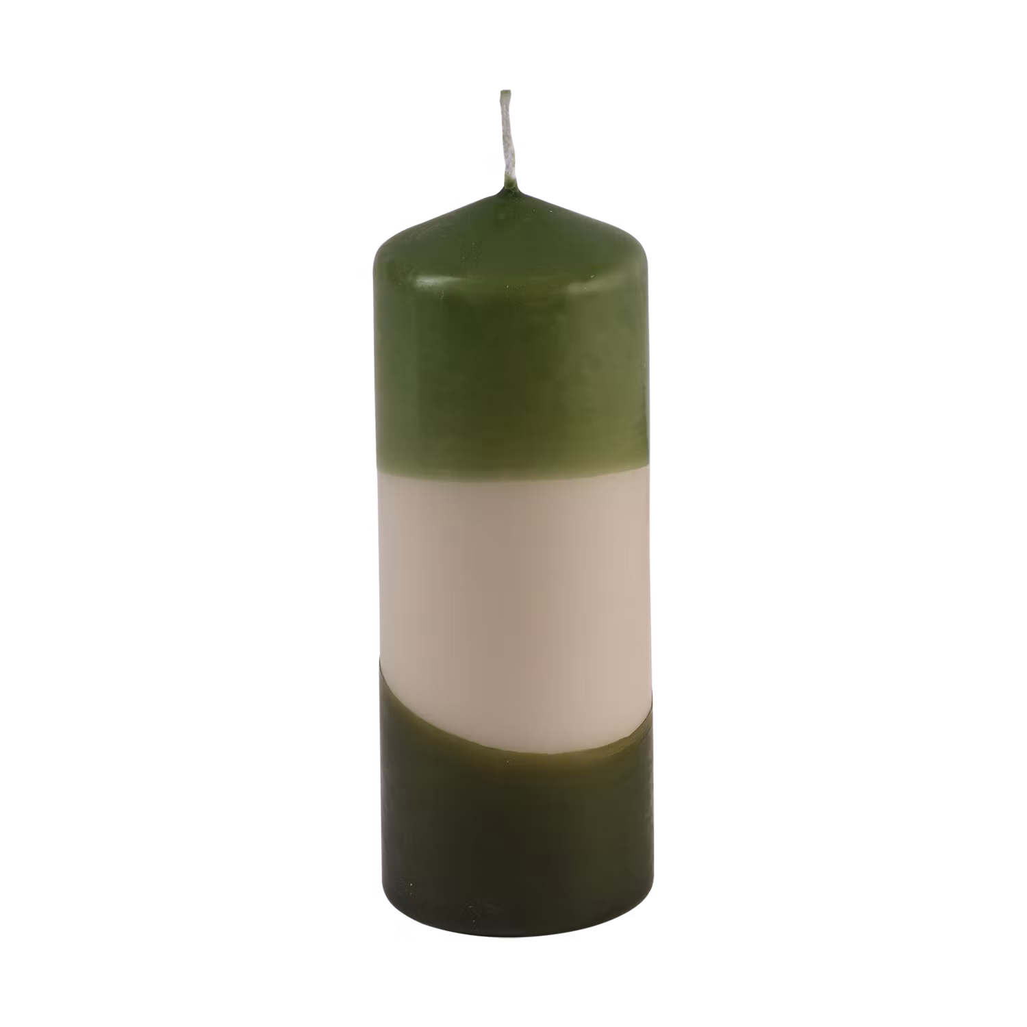 Flerfärgat blockljus, Grön, 2-pack