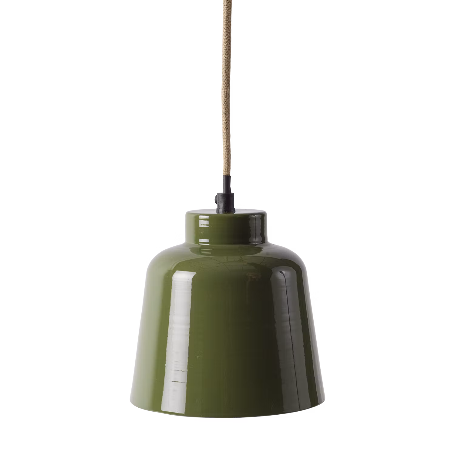 Lampa i järn, Grön