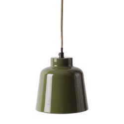 Lampa i järn, Grön